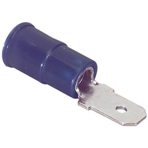 3/16" (1614) Male Disconnect Crimp Terminal Blue 50 Pcs.